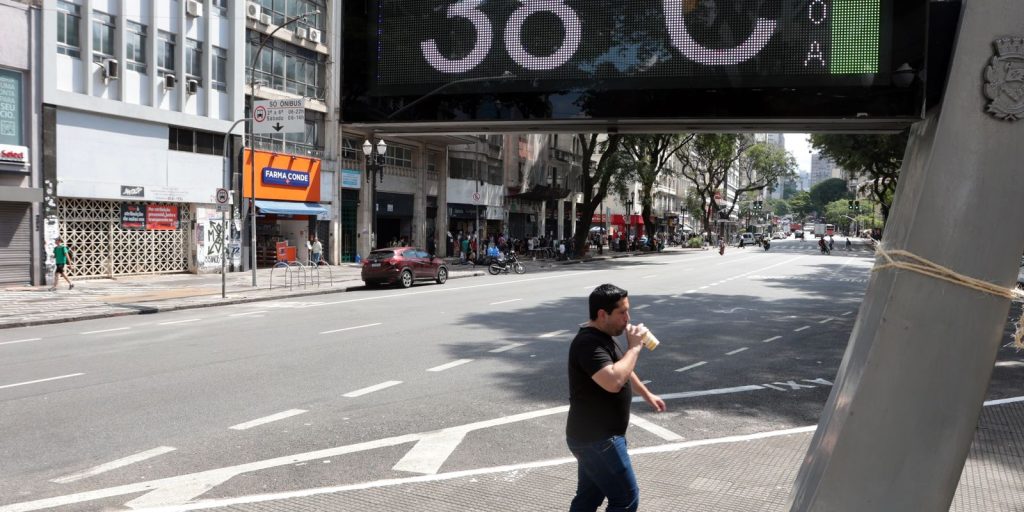 Temperature in São Paulo reaches 37.2ºC and breaks record for December