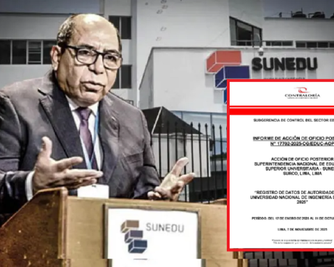 The Comptroller's Office concludes that Sunedu committed irregularities by not recognizing the interim rector of the UNI