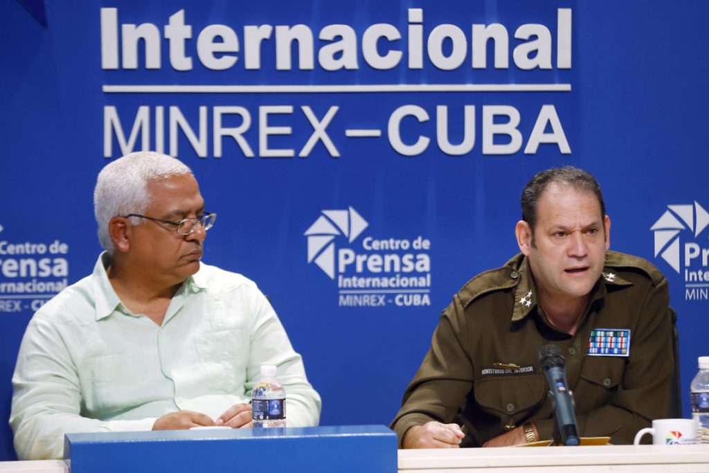 The Cuban Government denies any link with drug trafficking and targets the United States