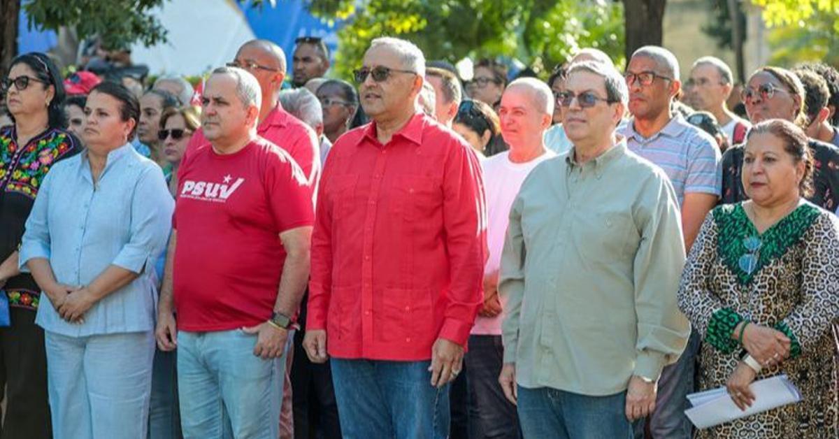 The Cuban regime organizes a low-profile event in support of Nicolás Maduro