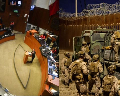 The Senate prepares an extraordinary period for the entry of US Marines into Mexico