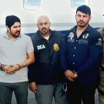 Aantonio Campo Flores y Francisco Flores de Freitas, dos de los llamados "narcosobrinos" mientras son detenidos por la DEA en 2015