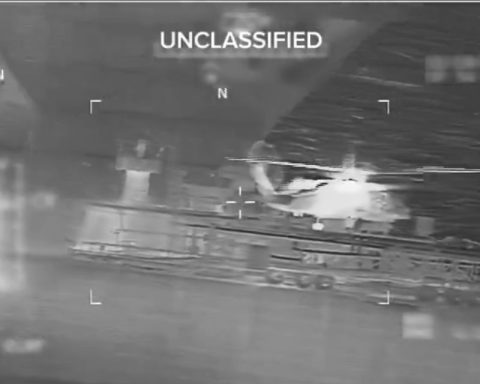 The US will continue to “pursue the illicit movement of oil,” says Secretary Noem