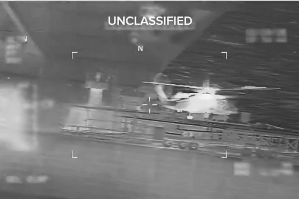 The US will continue to “pursue the illicit movement of oil,” says Secretary Noem