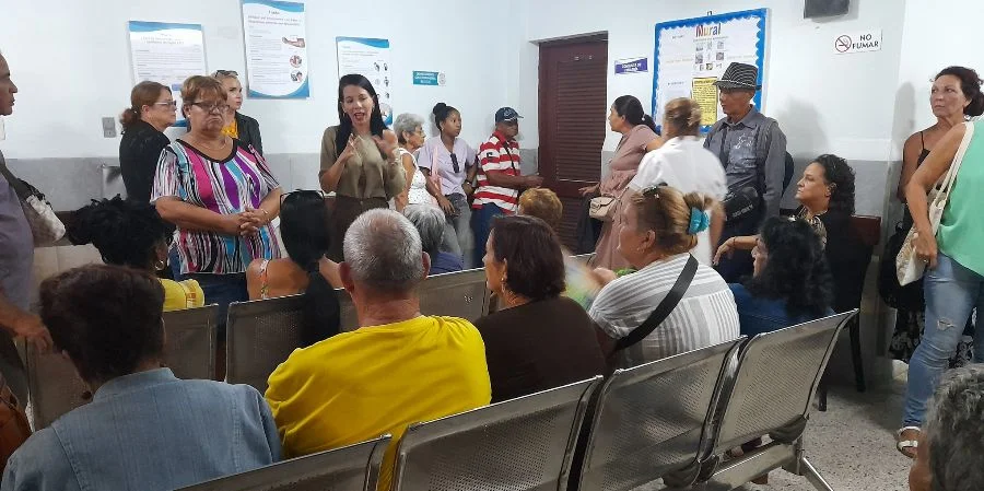 Sala de espera de un hospital matancero