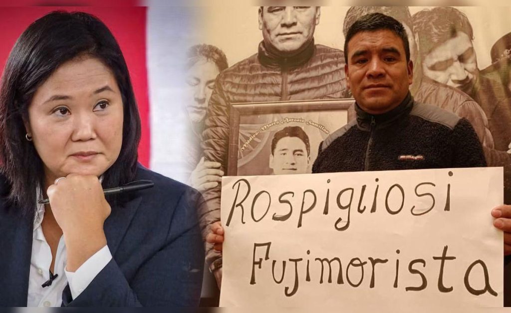 They announce that they will fire Keiko Fujimori from Puno after statements by Rospigliosi that describe those who died in protests as terrorists