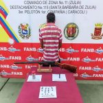 They arrested five with firearms and ammunition