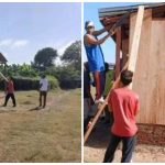 Construcción de viviendas para damnificados en Santiago de Cuba