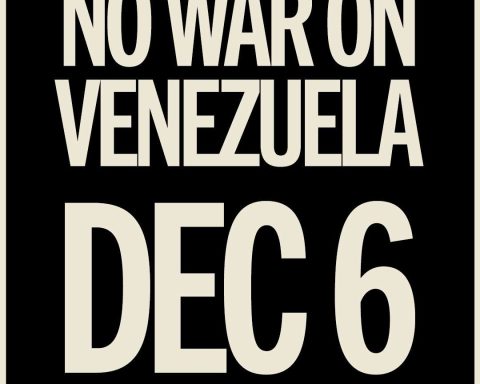 They call for a national protest in the US against the war in Venezuela
