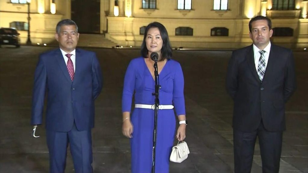 They declare the presidential formula of Fuerza Popular registered