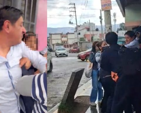 They report aggression by a driver against a schoolboy in the middle of a public road in Huancayo