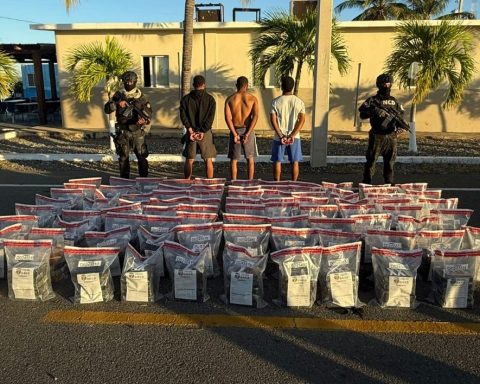 Decomisan 429 paquetes de cocaína en operativo conjunto en Baní