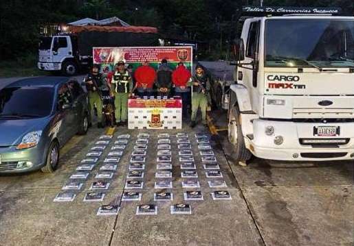 They seized 63 kilograms of cocaine in Mérida