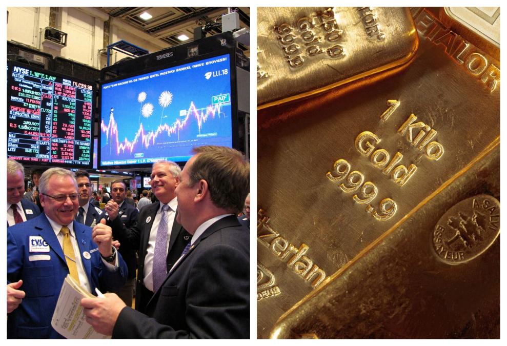 They warn that retail investors would be driving a bubble in gold and stocks