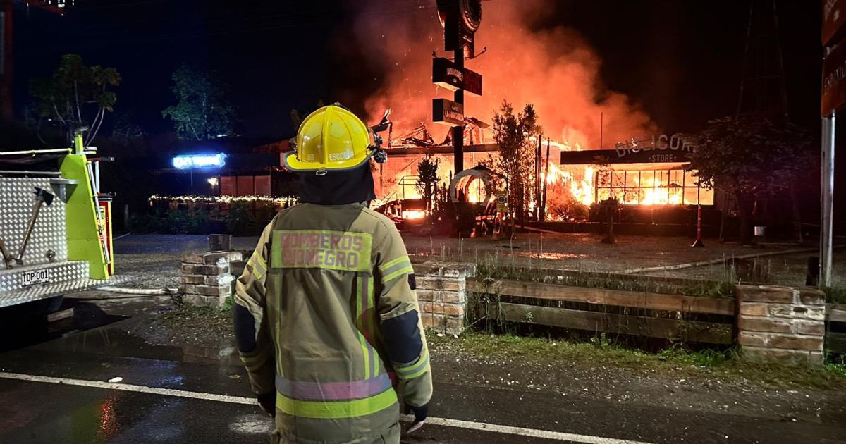 Three companies in Eastern Antioquia were affected by fire