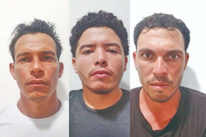 Three men arrested for robbery in the open sea