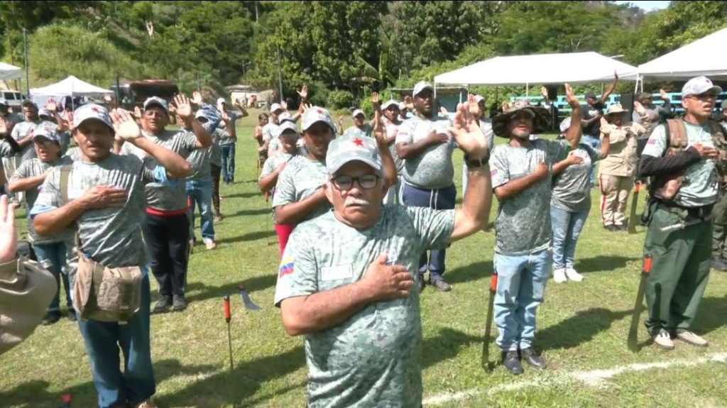 Three units of peasant militias are sworn in in Caruao