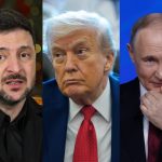 Trump meets with Zelensky after talking with Putin