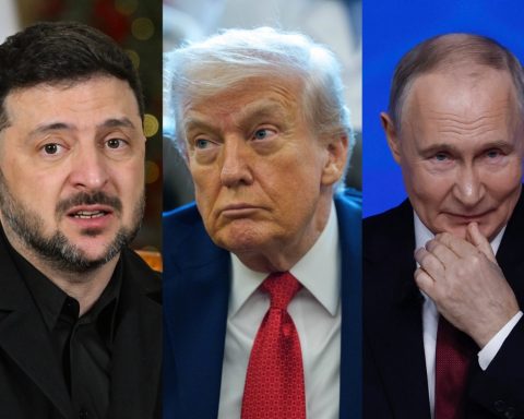 Trump meets with Zelensky after talking with Putin