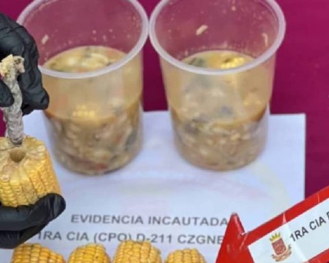 Two arrested for trying to bring drugs inside a jojoto to a penitentiary center in Táchira