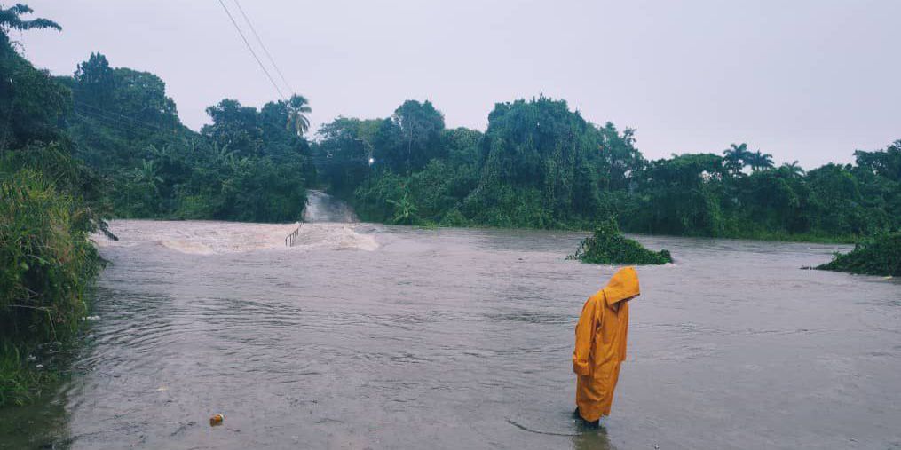 Inundaciones en Villa Clara tras fuertes lluvias