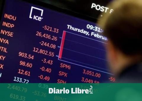 Wall Street closes a day in red marked by falls in cryptocurrencies