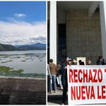 What is the National Water Law and why does it generate protests and blockades?