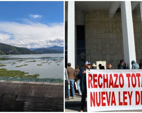 What is the National Water Law and why does it generate protests and blockades?
