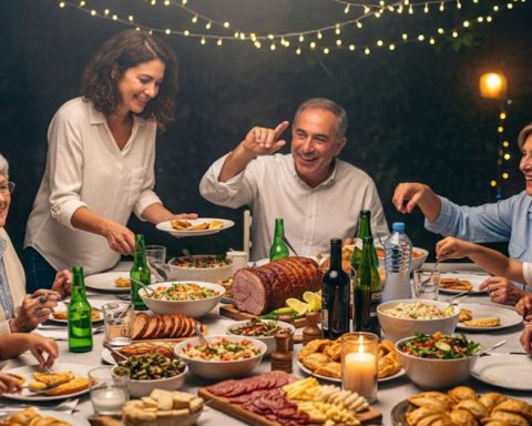 What time should Christmas dinner be served, according to AI?