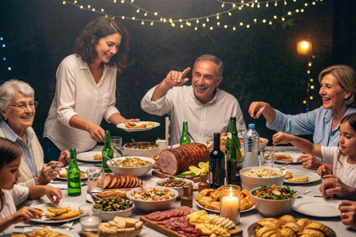 What time should Christmas dinner be served, according to AI?