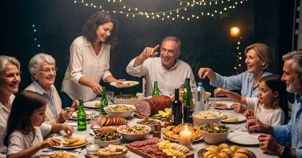 What time should Christmas dinner be served, according to AI?