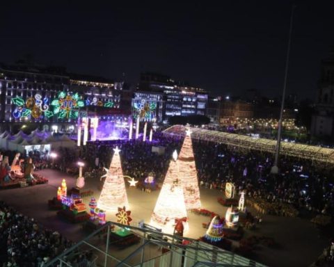 Winter Lights 2025 inaugurated in the Zócalo; concerts, pastorelas and crafts until January