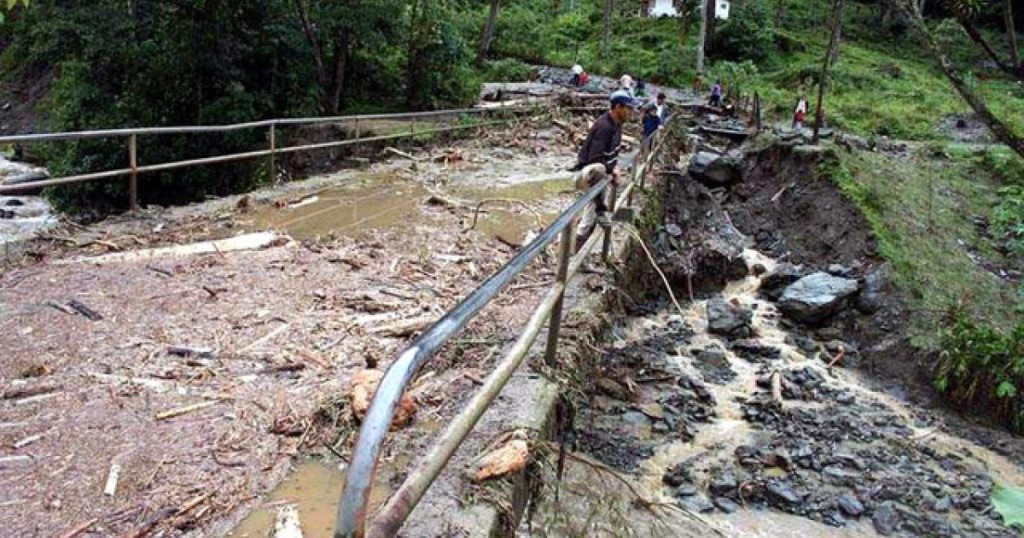 Winter: More than 20 families remain incommunicado due to the overflowing of a stream in Ibagué