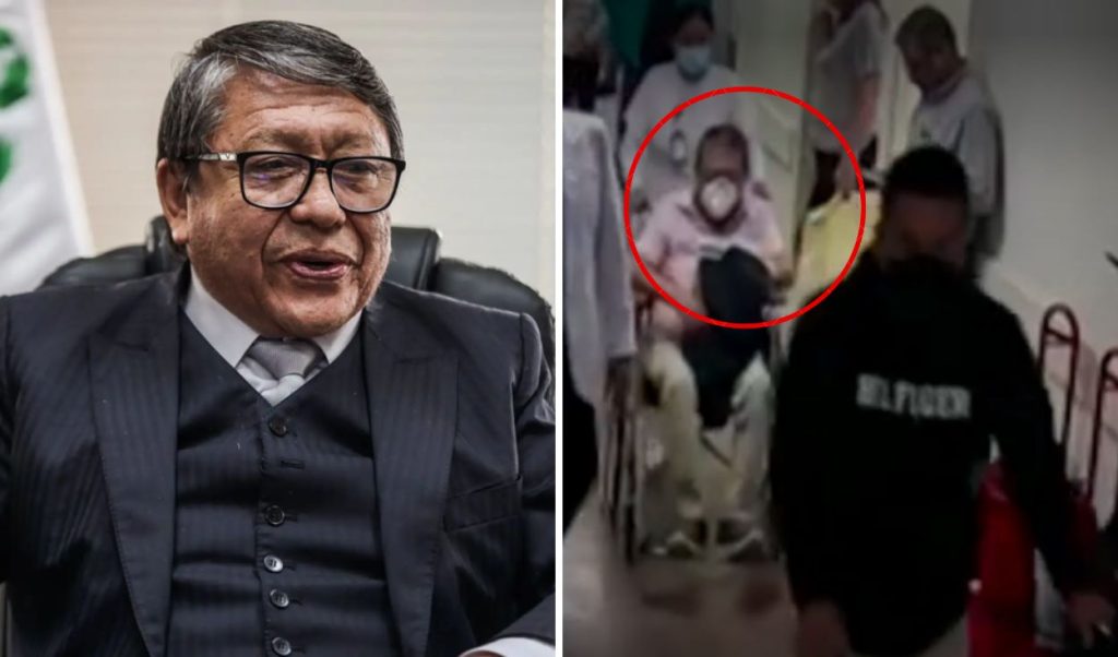 With a mask and in a wheelchair: unpublished video of Ciro Castillo's escape after a preliminary arrest order