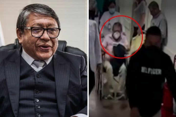 With a mask and in a wheelchair: unpublished video of Ciro Castillo's escape after a preliminary arrest order