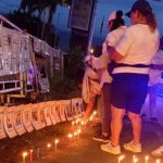 With a 'velathon', relatives of Colombians imprisoned in Venezuela ended a protest at the border