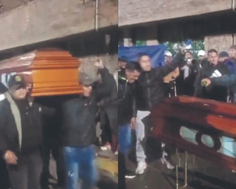 With music, beer and shots they say goodbye to father shot in Huancayo