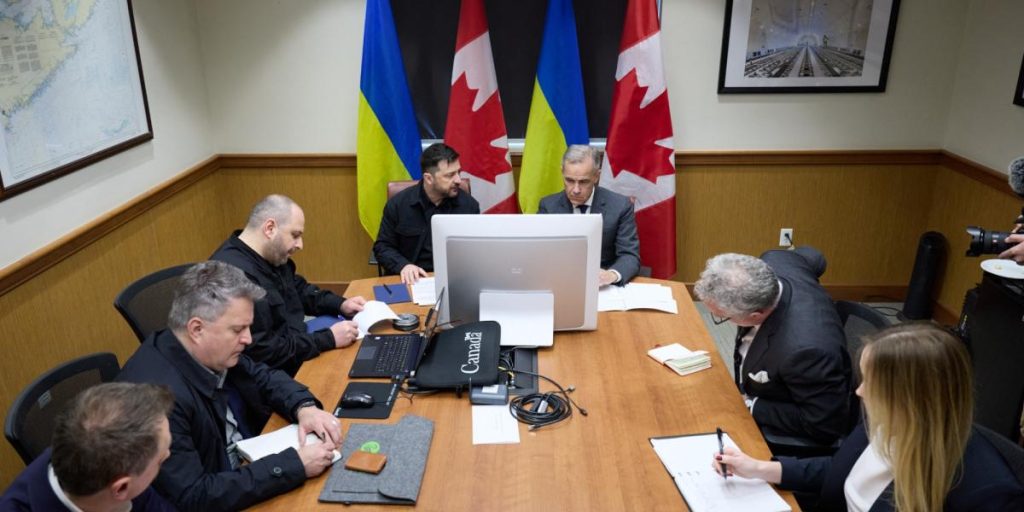 Zelensky receives support from Europeans and Canada before meeting with Trump