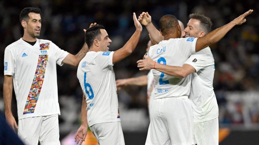 5-5: The FIFA Legends team, with Xavi, Puyol and Busquets, falls on penalties