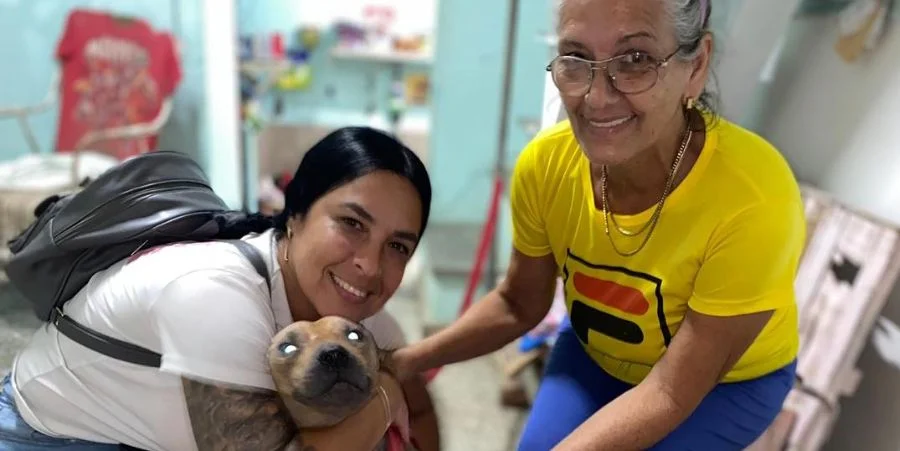 Rambo, un perro rescatado y entregado en adopción por BAC Habana