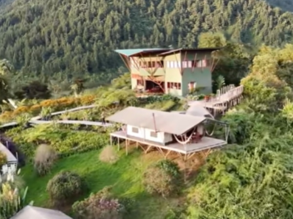 Un hotel de lujo en una montaña remota del Eje Cafetero: así es la Ruta del Cóndor en Manizales