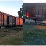 Incendio ferroviario en Cabaiguán