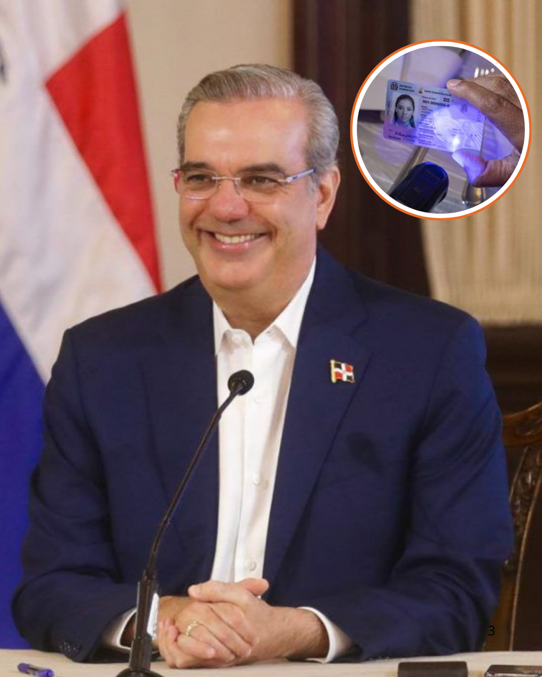 Abinader will receive the new identity and electoral card this Monday