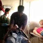 Varios de los lesionados en el accidente recibían atención médica este lunes