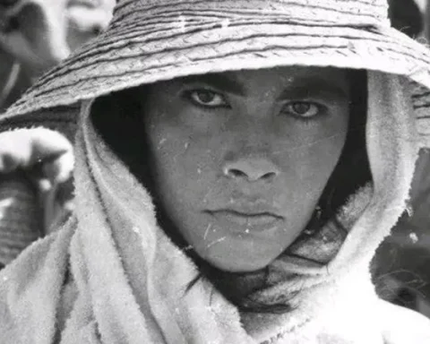 Adela Legrá en el papel de la tercera Lucía, en el filme homónimo de Humberto Solás