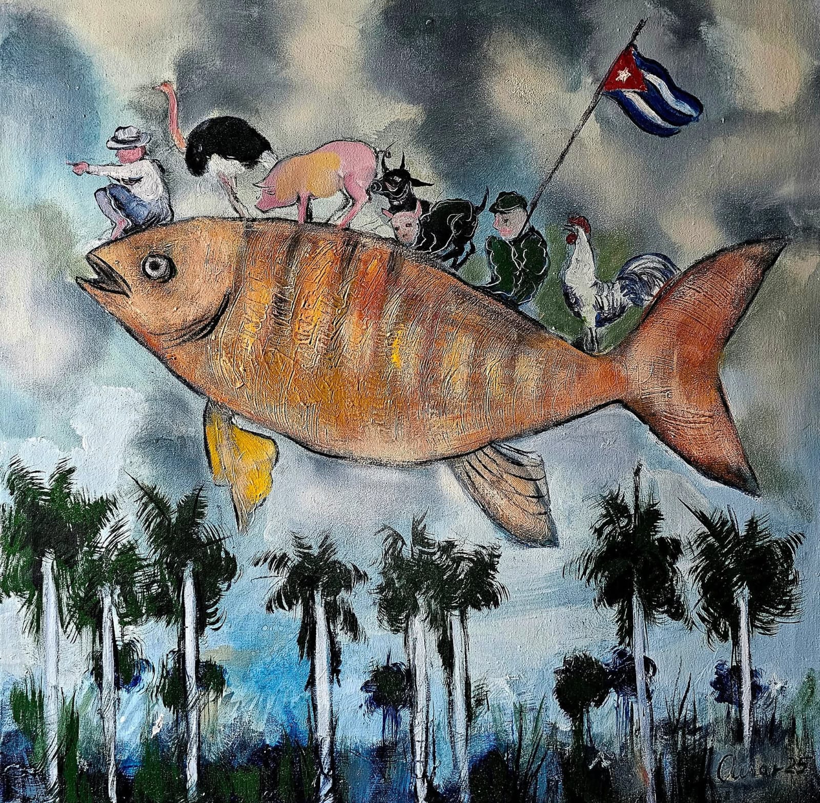 Áisar Jalil exhibits “Exodus” in Miami