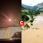Amazonas: overflowing of the Utcubamba river due to rain blocks the Fernando Belaunde Terry highway
