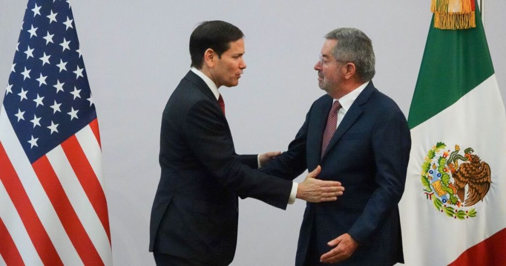 Amid tensions, De la Fuente and Rubio highlight mutual respect between Mexico and the US