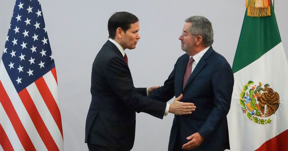 Amid tensions, De la Fuente and Rubio highlight mutual respect between Mexico and the US