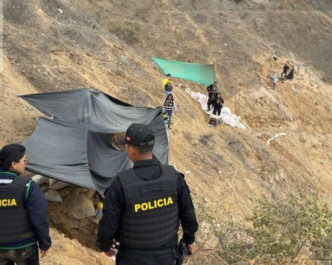 Áncash: More than 12 sinkholes and illegal mining camps found